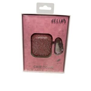 Delia’s Pink Rhinestone Anti-Shock Apple AirPods Diamond Style Case Cover